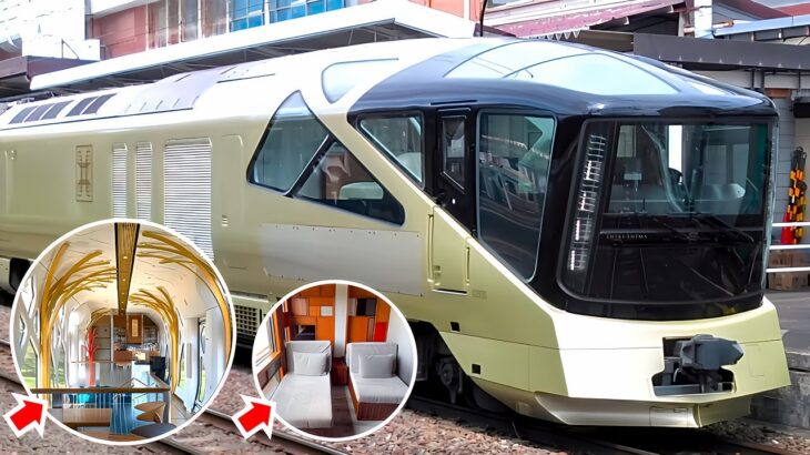 Japan’s Ultra-Luxury Sleeper Train, Shiki-Shima ($4,000 Suites for 1 night)