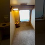 寝台特急サンライズ号ノビノビ座席(個室ではない雑魚寝の席)