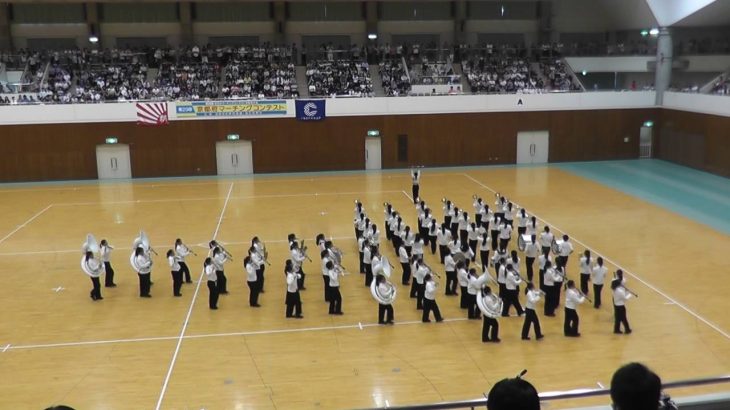 京都市立伏見中学校吹奏楽部　第29回京都府マーチングコンテスト　「金賞」　京都府代表