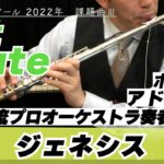 【1stフルートパート】2022年課題曲Ⅲ ジェネシス【全日本吹奏楽コンクール】