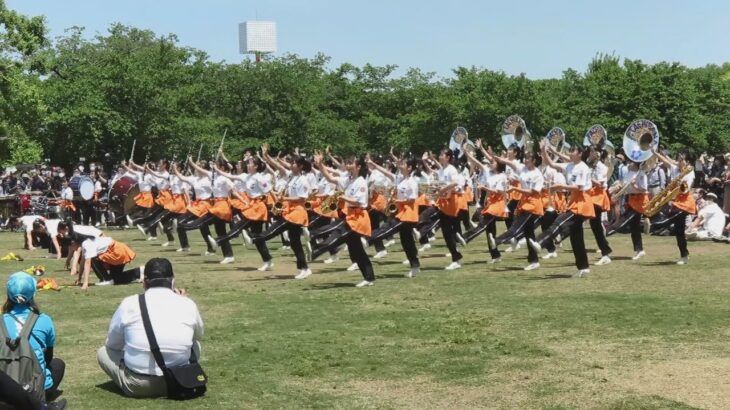 京都橘高校吹奏楽部 | ブラスエキスポ 2022 ドリルステージ  パレード | KYOTO TACHIBANA SHS BAND