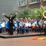 精華女子高等学校吹奏楽部 第278回 ふくぎんビルの谷間のコンサート