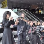 園部吹奏楽団　ダンシン　会津磐梯山　駅の音楽会2024　秋