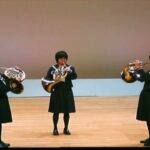【3本のホルンのための組曲 Op.28より】西目中学校吹奏楽部 金管5重奏【2006/01/18】