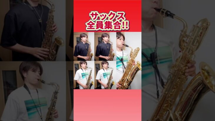 吹奏楽「アフリカンシンフォニー」サックスが集まったら驚いた!? #吹奏楽 #shorts
