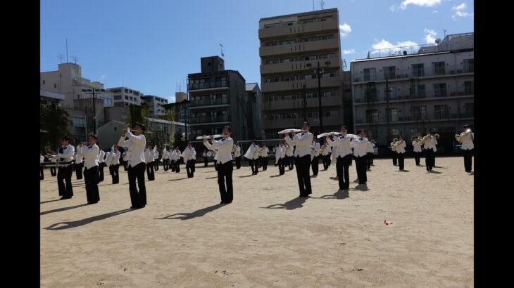 【全国大会金賞】京都両洋高校吹奏楽部 全日本マーチングコンテスト　練習風景１
