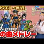 【ドラクエ1〜4&7城の曲メドレー|DRAGON QUEST Ⅰ〜Ⅳ&Ⅶ Castle Music Medley】いつものキッチンで吹いてみた！