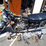 【SUZUKIGT750】ヤフオクバイクレストア#gt750 #旧車 #チャンバー #2stroke#【削除覚悟】