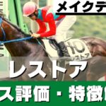 【メイクデビュー評価・特徴解説】エスケンデレヤ産駒のレストアが１番人気に応えて見事にデビュー勝ち！！【ペケペケの競馬チャンネル】