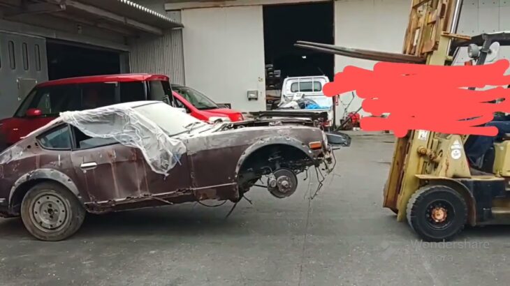 Nissan Datsun S30Z Car Restoration Before and after. Fairlady Z.日産 S30Z　フェアレディZ