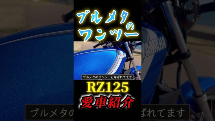 ブルメタのワンツー【RZ125】旧車原付バイクをレストアして楽しむ！125cc原付2種