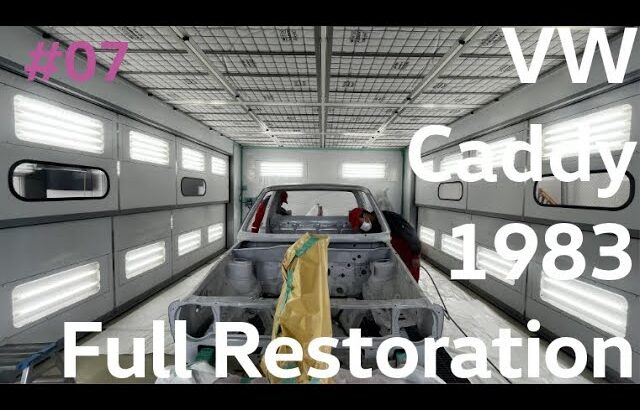 VW Caddy 1983 Restoration/レストアプロジェクト – “Project Caddy” Episode 7（サフェーサー塗布篇）