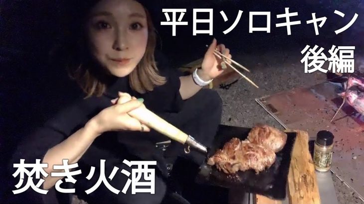 【肉を焼いて酒を飲む】酔っ払いキャンパーの夜