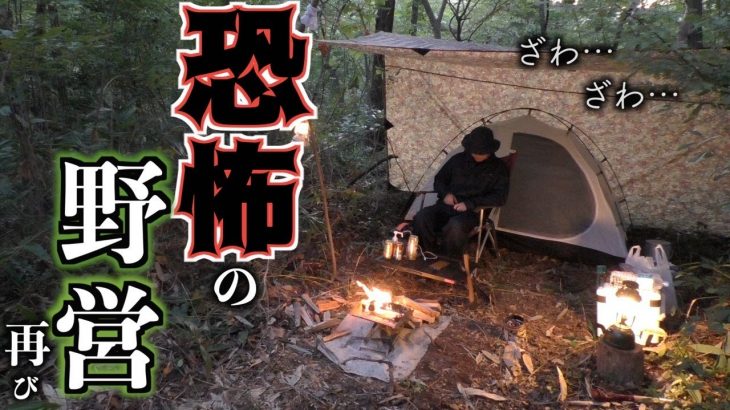 【野営】恐怖の夜を過ごしたアノ山へ再び私は帰ってきた【ソロキャンプ】