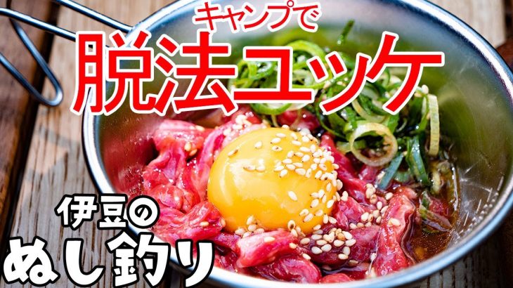 【ソロキャンプ】脱法ユッケ🥩と1人無限焼肉