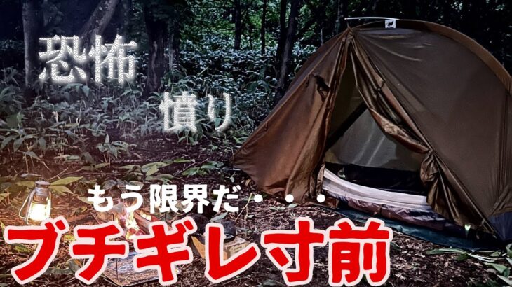 耐え切れず逃げ出した三年目の夜【ソロキャンプ】