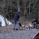 【歴６年】かっこいい2人組みキャンパ一🔥統一感ある洗練キャンプギア🏕愛車のハイラックス登場