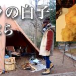 【タラの白子天ぷら】ぼっち女のソロキャンプ 【こぶ鯛】Tempura of Cod Milt[Japanese style izakaya at camp]