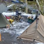 【薪ストーブ】歴40年キャンパーがおすすめするテントで無骨キャンプ🏕冬キャンプ道具紹介