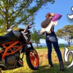 【やきとり】ぼっち女のソロキャンプ 【バイク旅】Lake Biwa and Yakitori[Japanese style izakaya at camp]