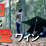 【ペレットストーブ】ぼっち女のソロキャンプ 【牛肉のケチャップ炒め】　Fried beef with ketchup /solo camping