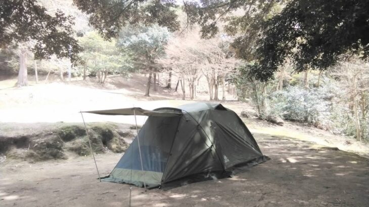 EKEXONツーリングドームテントで初ソロキャンプ【おでん】【昭和の森キャンプ場】