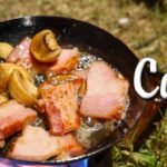 炭火料理でウイスキーを楽しむソロキャンプ