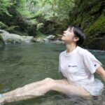 【女ひとり】ストレス限界 山奥の誰もいない川でびしょ濡れ発散キャンプ