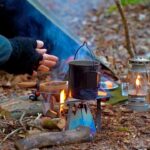 −6度の真冬の樹海で年末ソロキャンプ/軽量コンパクトな薪ストーブ導入