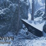 寒波到来−8℃冬の山奥で雪中ソロキャンプ