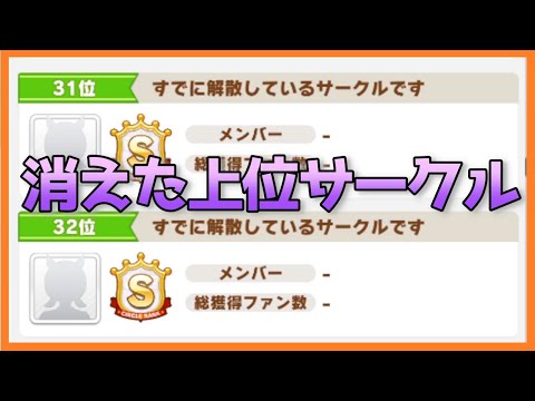 【ウマ娘】上位サークルが次々と崩壊した理由を考えてみる…【飽きる理由は？】
