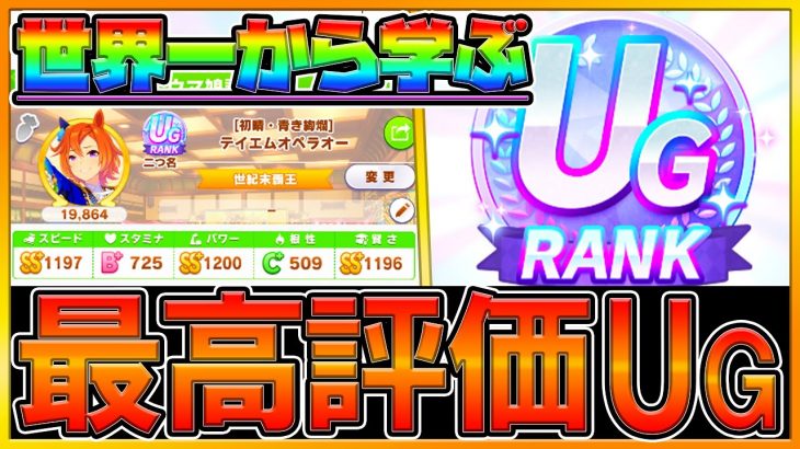 【ウマ娘】新時代到来⁉UGランク達成＆世界一の上位勢から学ぶ,育成のコツとトレーニングのポイント簡単紹介‼SRダイワスカーレット,SSRマチカネフクキタル採用理由等々/育成解説/テコさん【うまむすめ】