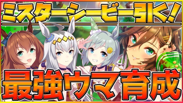【ウマ娘配信】引こうミスターシービーガチャ！遂に気持ちが固まったらしい…新タウラス本育成＆勝てる逃げウマ娘作ります！/ルムマもやる予定/強ウマ娘育成/因子厳選/攻略【うまむすめ】