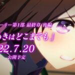 ゲーム【ウマ娘 プリティーダービー】メインストーリー第1部 最終章 後編「煌めきはどこまでも」PV