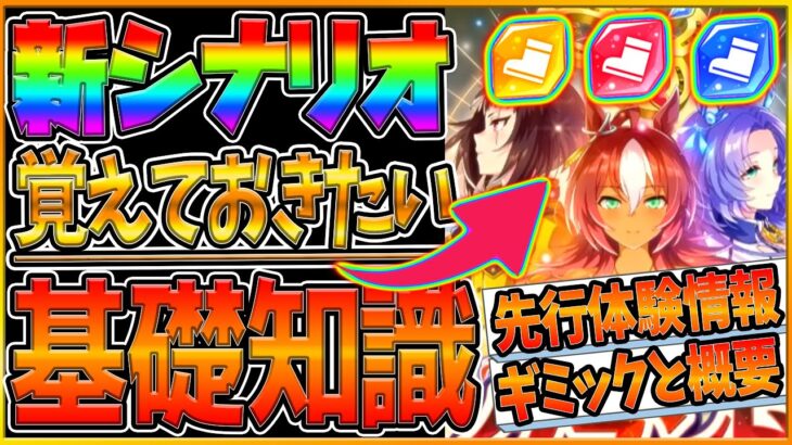 【ウマ娘】覚えておくべき”新育成シナリオ重要”知識！上振れ要素女神の欠片が初動の軸？育成の流れや重要なポイント解説！玉座採用可能！/先行体験情報/グランドマスターズ/女神の叡智【うまむすめ】