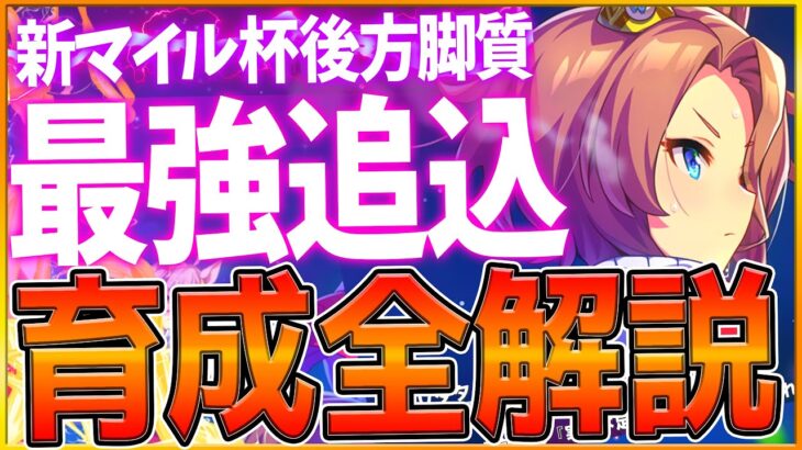 【ウマ娘】初代マイル杯『差し追込』勝つための育成全解説‼サポカ編成と育成方針,スキル優先度をまとめて紹介！おすすめデッキ編成,継承/勝てるポイント/後方ウマ娘/Tierランキング【チャンミ2023】