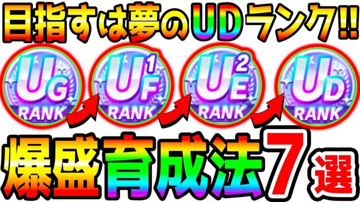 【ウマ娘】ランク爆盛り『新シナリオ育成法』7選！UDを作ってみたい 高育成ランクウマ娘育成法・立ち回り・デッキ構成【最強サポカ解説 ウマ娘プリティーダービー  UAF 因子周回 つるぎさん】