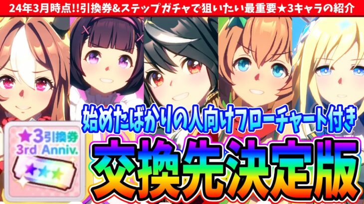 【キャラ】始めたばかりの人も必見!!引換券&ステップガチャで狙いたい最重要★3キャラの紹介　#ウマ娘