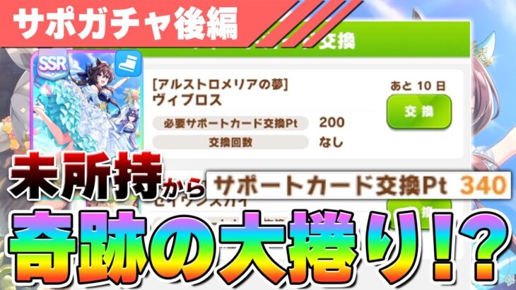 【ウマ娘】もう無理と思ったそこから奇跡の…！？ヴィブロス0枚から限界を超えた魂の2天井目！【ヴィブロス／セイウンスカイ】