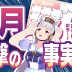 【衝撃の事実】ゴルシちゃん、6月について気づいちまったことがあるんだ…