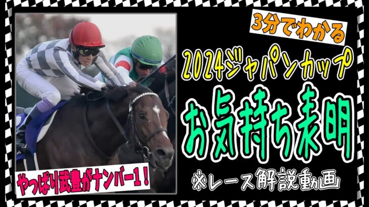 【ゆっくりウマ娘】3分でわかる2024JCドウデュース武豊についてお気持ち表明（ただのレース解説）【biimシステム】