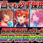 【ウマ娘】持ってたら無凸でも必ず採用しろ!!長距離8月LoH因子周回サポカまとめ!!優先すべき白因子/必須スキル/札幌2600m【ウマ娘 新シナリオ 無人島 リーグオブヒーローズ】