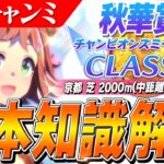 【ウマ娘】クラフト”継承進化”必須！！9月チャンミ『秋華賞』基本知識解説　コース解説/有効加速/目標ステータス/因子周回/Tier