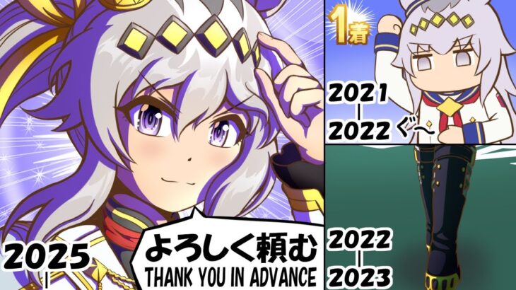 オグリキャップ/イナリワン【ウマ娘/新ガチャ評価/作画4.8h/編集5.5h】