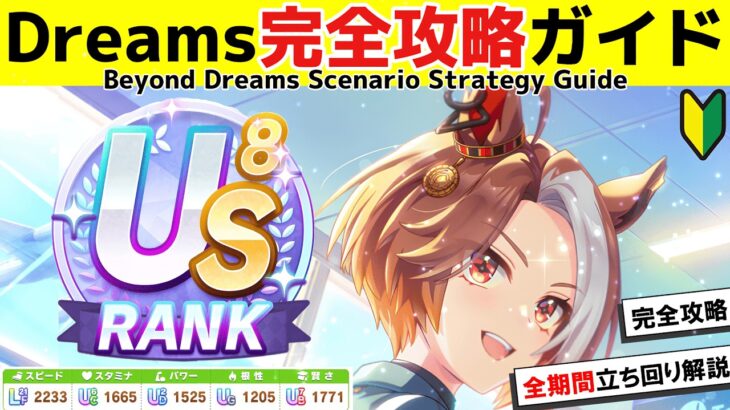 Beyond Dreamsシナリオの基礎知識·USランクを育成するための立ち回り方·サポカ編成を詳しく解説【ウマ娘】【新シナリオ】【Umamusume:Pretty Derby】