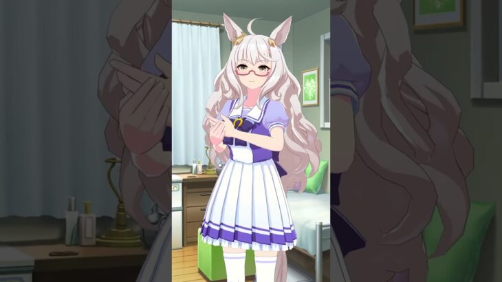 ハヤヒデがヘアオイルを塗ってるぞ #shorts #ウマ娘