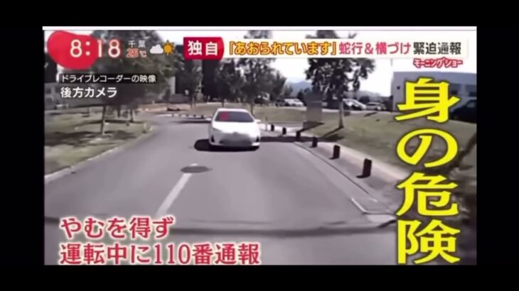 ひどい煽り運転と警察の対応