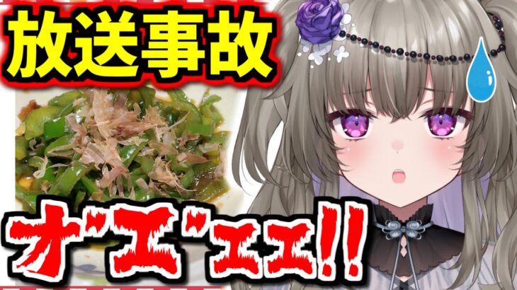 【放送事故】配信中に嫌いなピーマンを食べめちゃくちゃ吐いてしまうVtuber【冥鳴ひまり】