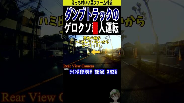 110番通報ダンプトラック煽り運転交通事故