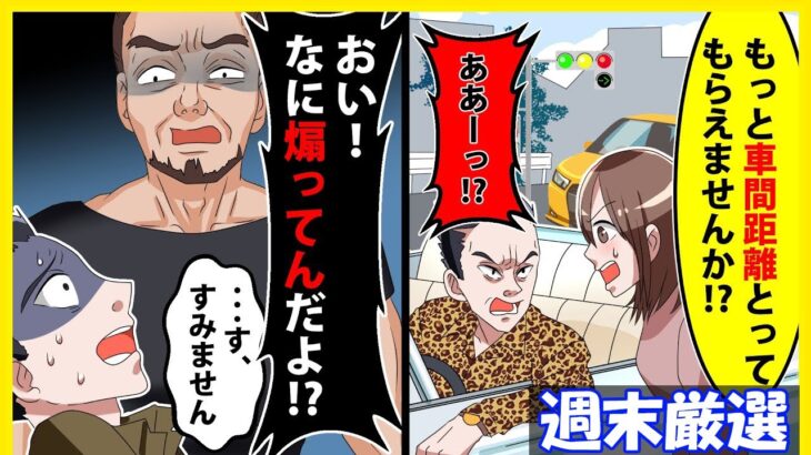 【スカッと】【週末厳選】煽り運転常習犯に注意すると「偉そうに指図するな！ブッ○すぞ！」→後日、黒塗りの高級車を煽っているのを見かけ…【スカッとする話】【2ch】【アニメ】